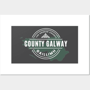 County Galway Map Posters and Art